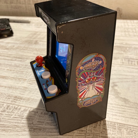 Galaga Arcade Handheld Mini Arcade Retro Cabinet Game Bandai Namco Works GREAT! - Picture 3 of 6